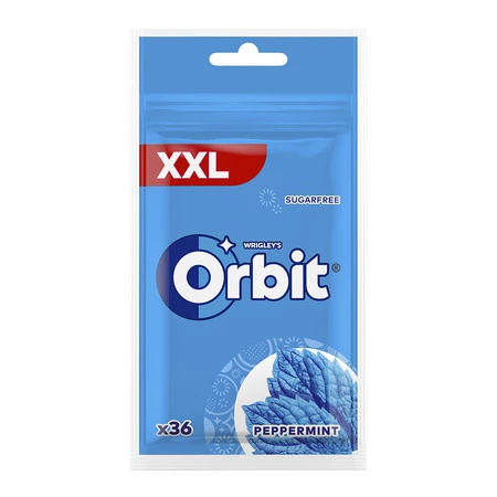 Guma do żucia Orbit Peppermint torebka XXL 36 drażetek