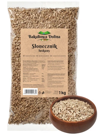 Bakaliowa Dolina Słonecznik łuskany 1kg