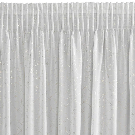 FIRANA GOTOWA ROXI NA TAŚMIE 140 X 270 CM BIAŁY