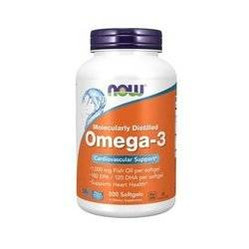 Now Foods Omega-3 kwasy tłuszczowe EPA i DHA 1000 mg 200 kaps.