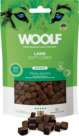 WOOLF Soft Cubes Lamb Monoprotein Jagnięcina 100g