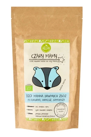 KASZKA MANNA DAWNYCH ZBÓŻ BIO 200 g - HELPA