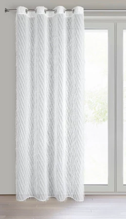 ZASŁONA GOTOWA LAUREL 140 X 250 CM BIAŁY