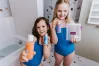 Mini U podróżny zestaw kosmetyków dla dzieci z kosmetyczką travel set od 1.dnia życia 3x100ml