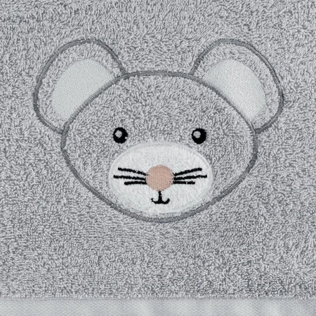 Ręcznik Dziecięcy Baby71 70 x 140 cm, Srebrny