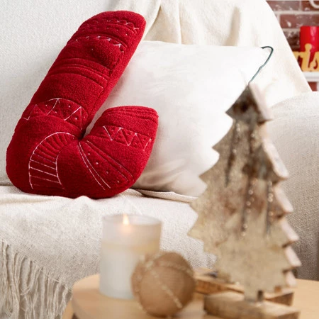 Poduszka świąteczna laska cukrowa 27 x 46 cm