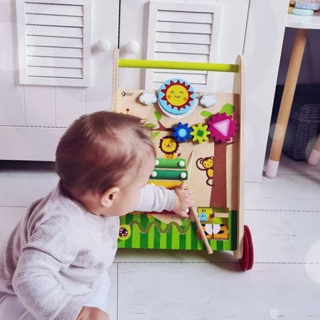 Chodzik Pchacz Wielofunkcyjny Drewniany Classic World