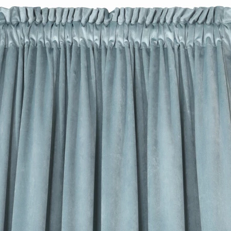 ZASŁONA GOTOWA D91 ROSA NA TAŚMIE 140 X 270 CM MORSKI