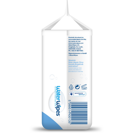 WaterWipes BIO, Chusteczki nawilżane dla dzieci 240 szt. (4 op. po 60 szt.)