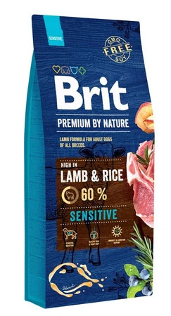 BRIT Premium by Nature Lamb / Rice Sensitive 15kg