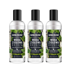 Zestaw: 3x Barwa Brzozowa Woda Ziołowa 95 ml łupież