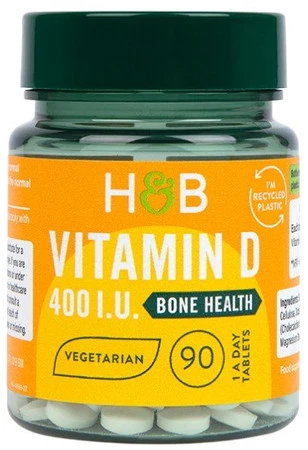 Holland & Barrett Vitamin D 10 mcg Witamina D 90 tabl.