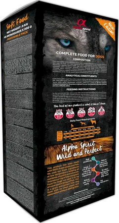 Alpha Spirit Multiprotein - karma półmiękka dla psa - 9kg