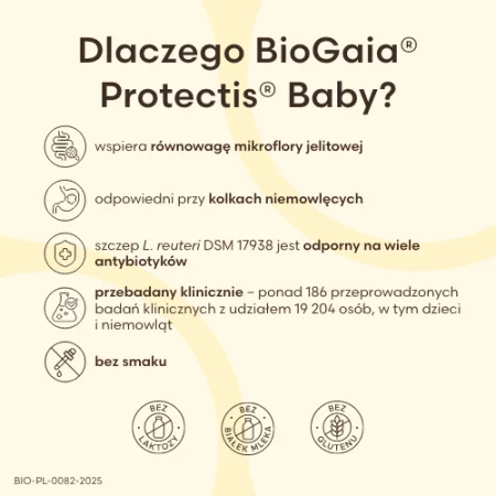 BioGaia Protectis Baby probiotyczne krople dla dzieci 10ml