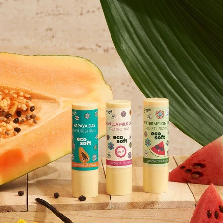 EcoSoft, Balsam do ust, Lippy Day, TWIST UP, Wanilia, 4,8 ml