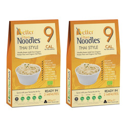 Zestaw 2x Makaron Konjac Thai Style Bio Bezglutenowy 385g