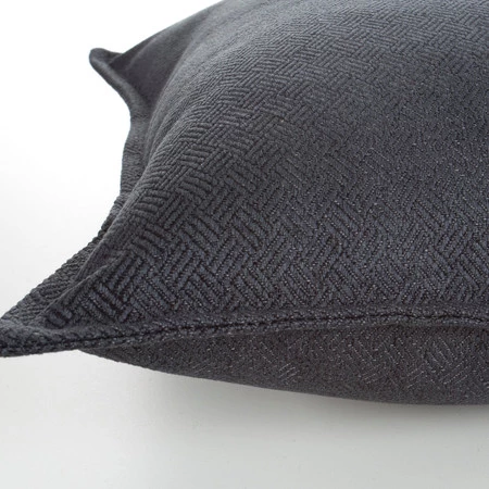 Poszewka dekoracyjna czarna LUNA 45X45