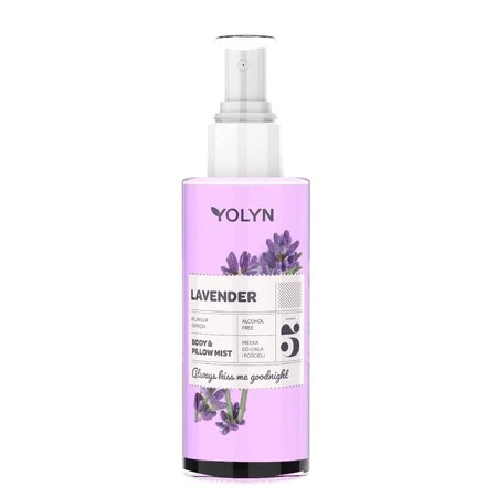 YOLYN Mgiełka do ciała i pościeli Lavender (Lawenda) 200 ml