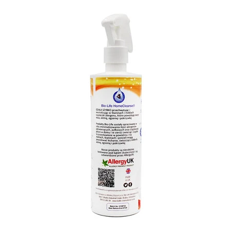 Bio-Life HomeCleanse, Antyalergiczny spray do obić i tkanin, 350 ml