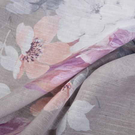 ZASŁONA GOTOWA SHERRY NA TAŚMIE 140 X 300 CM SREBRNY