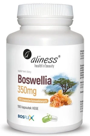 Aliness Boswellia 350 mg (70%/10%) x 100 Vege caps