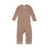 Lodger Pajacyk piżamka niemowlęca bawełniana brązowa Ciumbelle Beige r. 68
