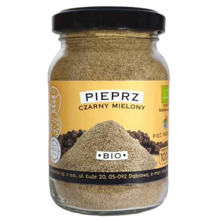 Pięć przemian Pieprz czarny mielony 100 g