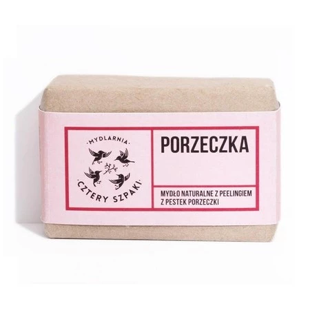 Mydlarnia Cztery Szpaki - Peelingujące mydło. Porzeczka - 110 g