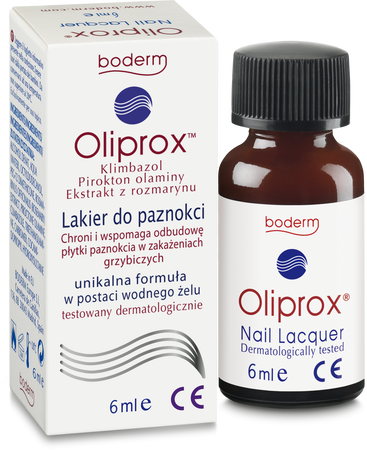 Oliprox Lakier do ochrony paznokci dłoni oraz stóp 6 ml