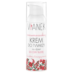 Vianek, Przeciwzmarszczkowy krem do twarzy na dzień do cery tłustej, 50 ml