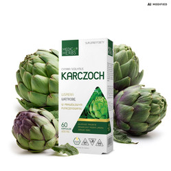 Medica Herbs Karczoch na wsparcie wątroby i układu pokarmowego 60 kaps.