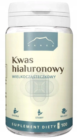Nanga Kwas hialuronowy HMW Strong 200 mg 100 kaps.