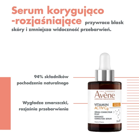 Avène Vitamin Activ Cg Serum korygująco-rozjaśniające 30 ml