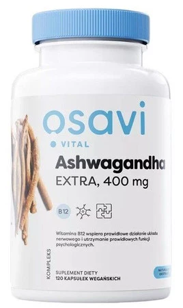 Osavi Ashwagandha Extra, 400mg, 60 kapsułek