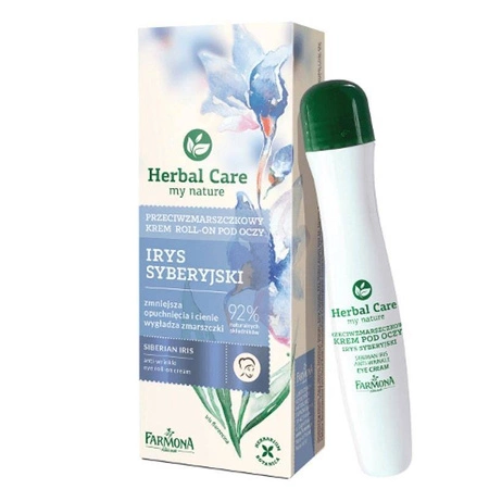 Herbal Care Siberian Iris Eye Roll-On Cream przeciwzmarszczkowy krem roll-on pod oczy irys syberyjski 15ml