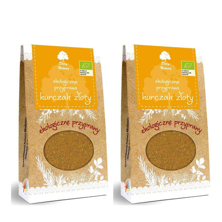 Zestaw: 2x PRZYPRAWA ZŁOTY KURCZAK BIO 60 g - DARY NATURY