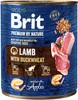 BRIT Premium by Nature LAMB Jagnięcina Gryka Jabłka 800g