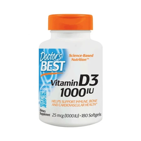 Witamina D3 25 mcg (180 kaps.)