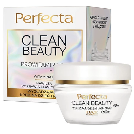 Perfecta Clean Beauty 40+ Wygładzający Krem na dzień i na noc 50ml