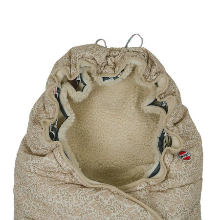 Lodger Wodoodporny zimowy śpiworek do wózka jasnobeżowy Taslon Birch