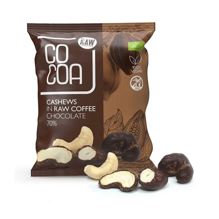 Cocoa Orzechy Nerkowca w surowej czeko BIO 70g