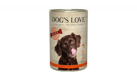 Zestaw 10x DOG'S LOVE BARF Pure Rind - wołowina czysta (400g)