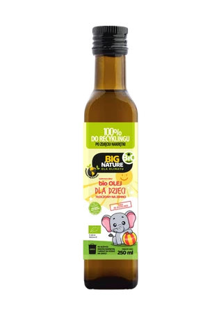 Big Nature Olej dla dzieci kwasy Omega 250 ml BIO
