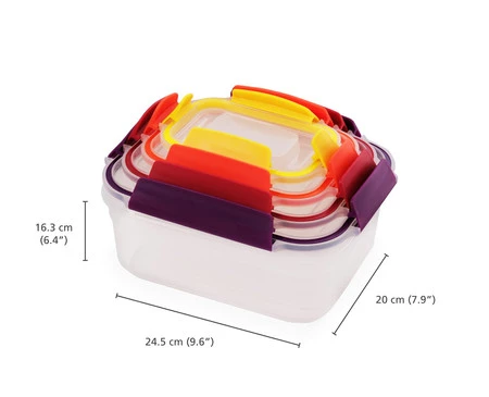 JJ-Zestaw 8 pojemników 16el. Nest Lock