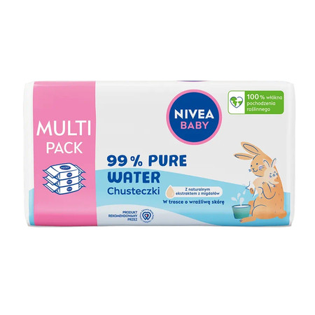 Baby chusteczki biodegradowalne 99% Pure Water 3x57szt