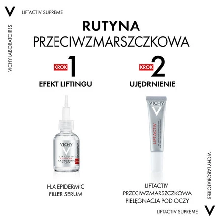 Vichy - Liftactiv Pod Oczy, przeciwzmarszczkowa pielęgnacja liftingująca skórę wokół oczu – 15 ml
