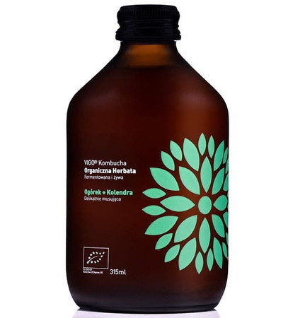 Vigo − Kombucha Ogórek + Kolendra BIO − 315 ml