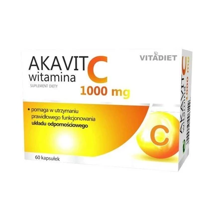 Vitadiet Akavit Witamina C 1000 Mg 60 K Odporność