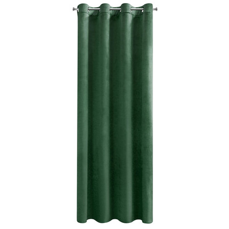 ZASŁONA GOTOWA MELANIE 140 X 250 CM CIEMNOZIELONY