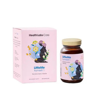LittleMe formuła wspierająca prawidłowy rozwój ciąży trymestr 1 suplement diety 60 kapsułek